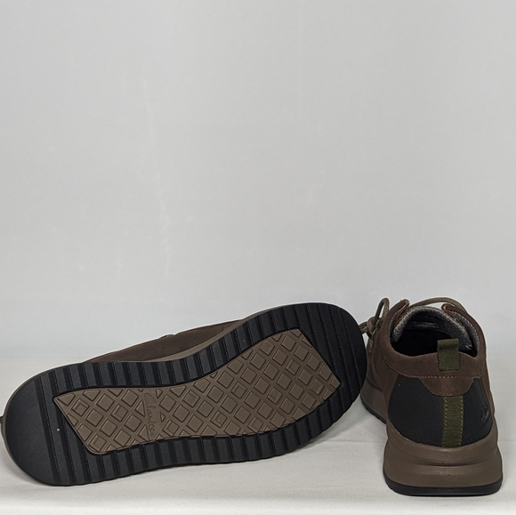 NEW Clarks Mens Wellman Leather Moc Oxford Dark Brown sz 13 - Picture 3 of 4